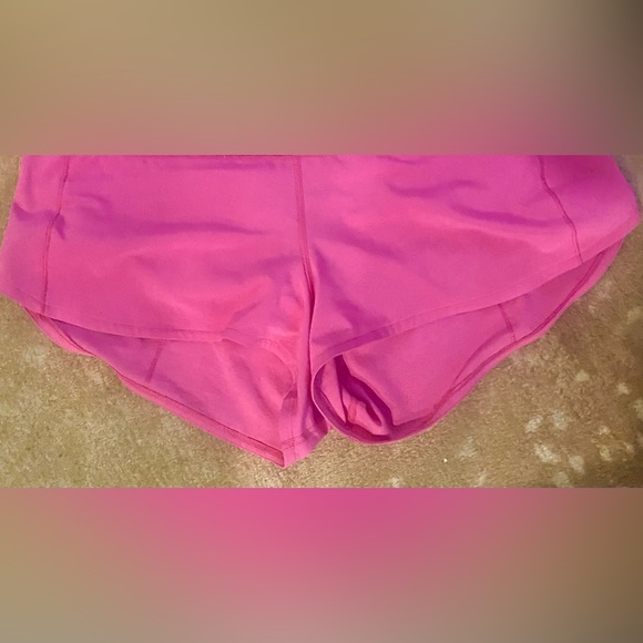Lululemon Speed Up Shorts- pink. Sold out LuLu- low rise Pink - Picture 5 of 5